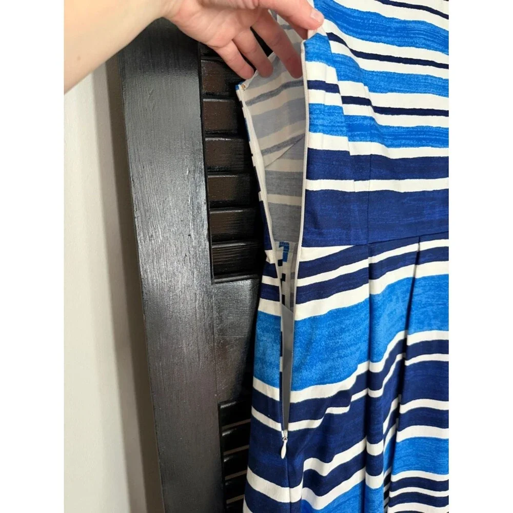 Kate Spade Mariella Blue Striped Dress Size 4